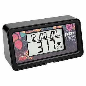 Годинник-Таймер зворотного відліку днів Runleader RL-HM200 LCD Чорний - Фото 1