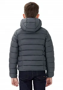 Зимове пальто SOLOCOTE для хлопчиків, легке, водовідштовхувальне, вітрозахисне, пакується, з капюшоном, утеплювач як пух synthetic.ua - Фото 1