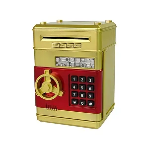 Скарбничка-сейф efaso Electronic Creative Action золота - Фото 1