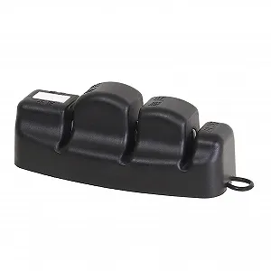 Точилка для ножів Професійна 4-рівнева Компактна Чорна - Фото 1