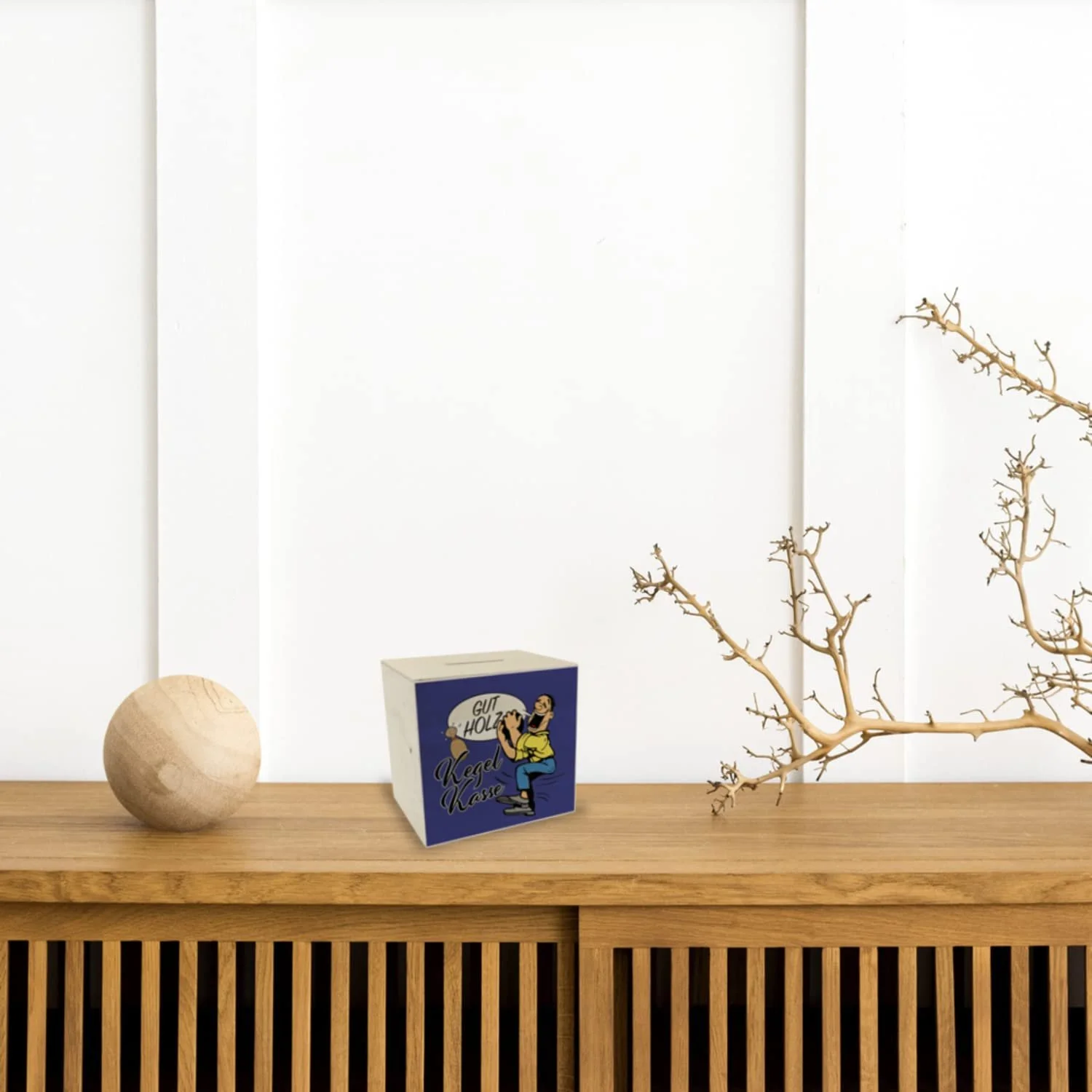 Скарбничка Kegelkasse Good Wood Blue, фото №2