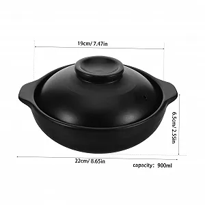 Глиняная кастрюля GLEAVI Chinese Ceramic Жаростойкая Суповая synthetic.ua - Фото 1