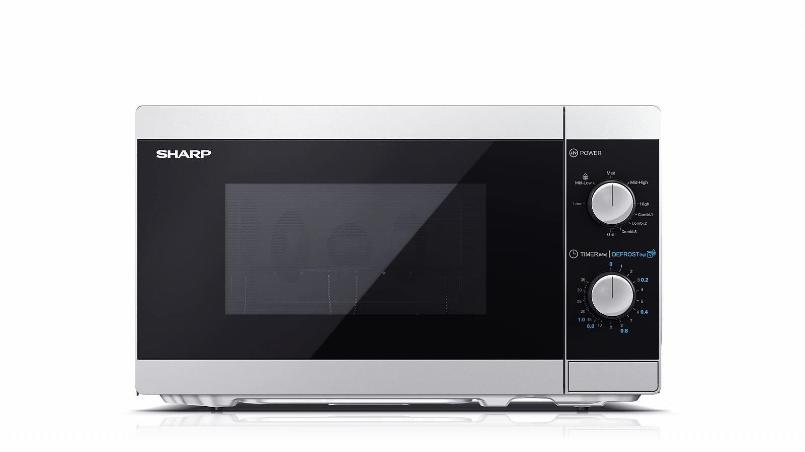 Микроволновая печь Sharp 20 л 800 Вт Гриль 1000 Вт серебристая, фото №1 Микроволновая печь Sharp 20 л 800 Вт Гриль 1000 Вт серебристая, фото №1
