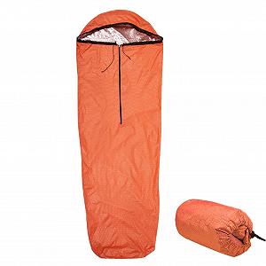 Спальный мешок Survival Notfallschlafsack легкий рюкзак-спальный мешок водонепроницаемый Biwy-Sack многоразовые аварийные спальные мешки для выживания портативный выживательный спальный мешок для улицы оранжевый - Фото 1