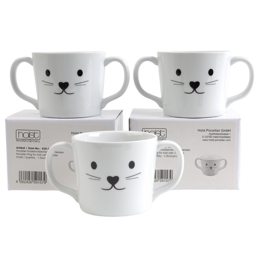 Дитяча чашка Holst Porzellan KID 004 Фарфорова Mausi-Baer Білий, 2 шт, фото №7