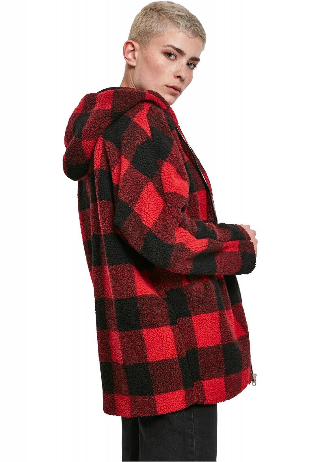 Куртка Sherpa Urban Classicsd в клітинку з капюшоном, фото №2