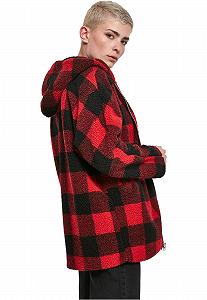 Куртка Sherpa Urban Classicsd в клітинку з капюшоном synthetic.ua - Фото 1