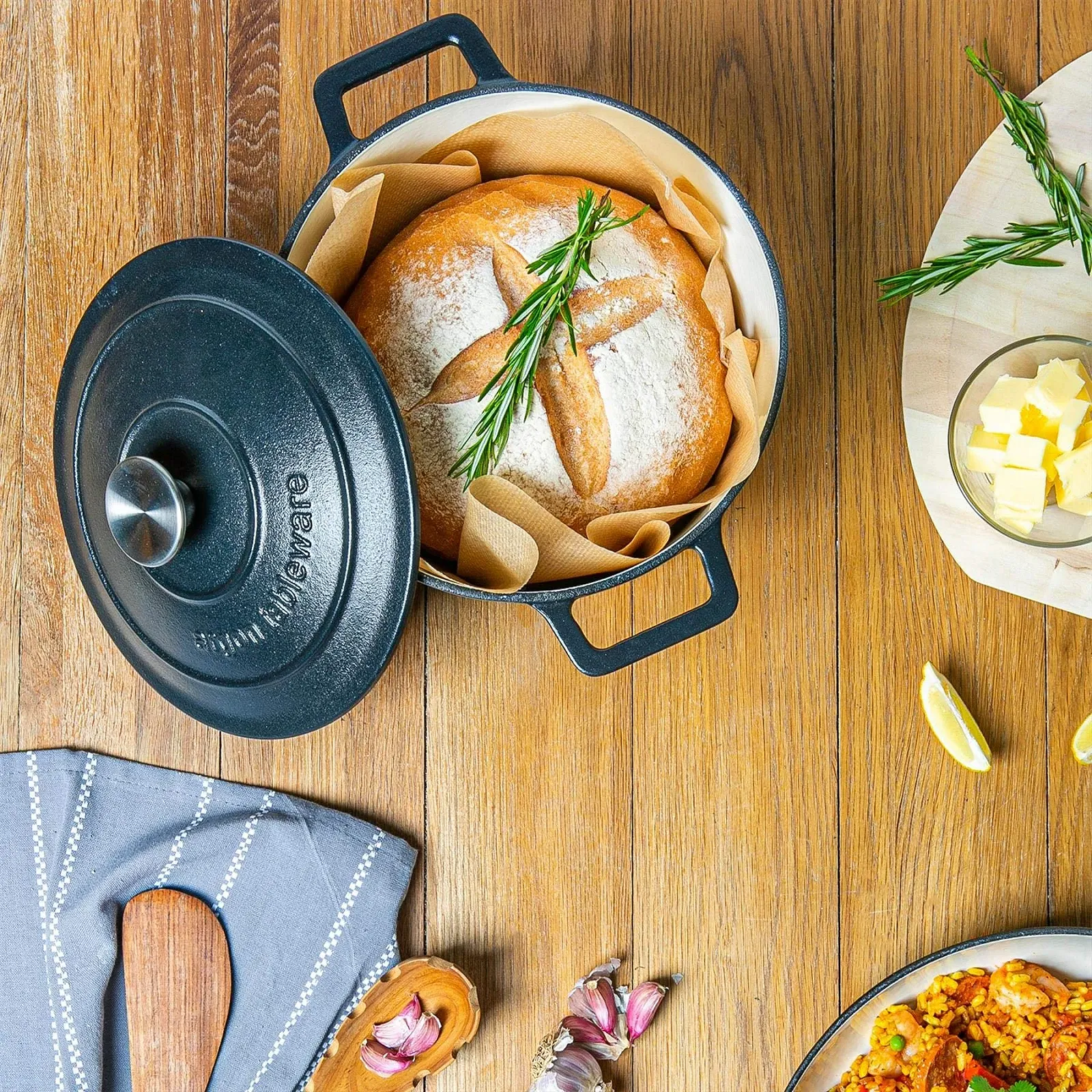 Набір каструль для запікання Argon Tableware чавунний 2 розміри 2 шт. матовий чорний, фото №5 Набір каструль для запікання Argon Tableware чавунний 2 розміри 2 шт. матовий чорний, фото №5