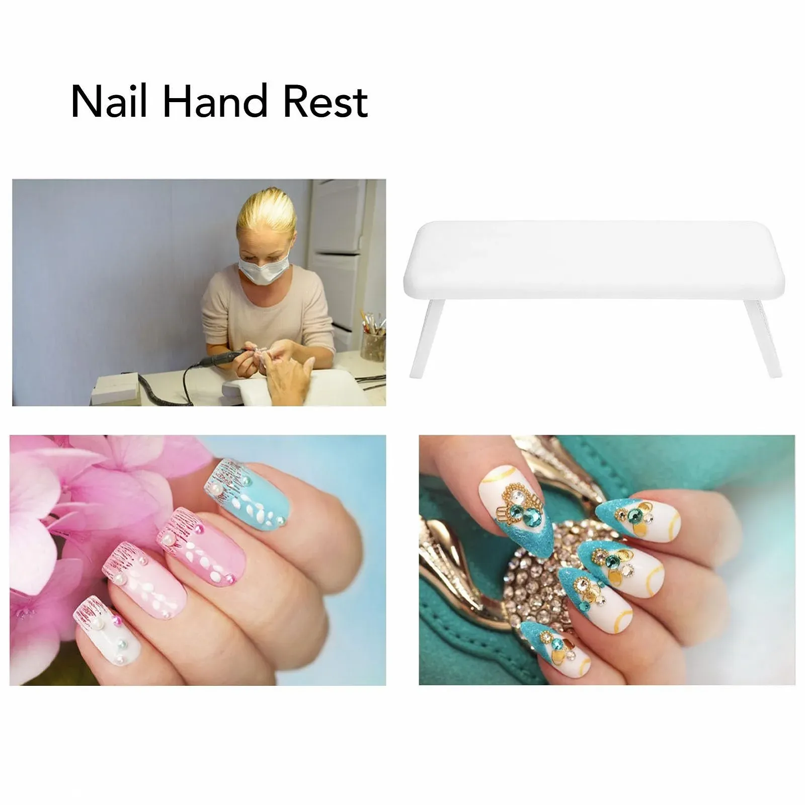 Підставка для рук майстра манікюру, складана підставка для рук для манікюру, професійна, фото №4