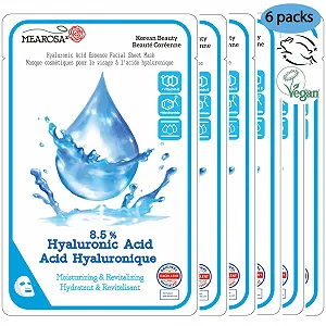 Маска для обличчя Mearosa з гіалуроновою кислотою 8.5%, ніацинамідом, вітаміном Е - Фото 1