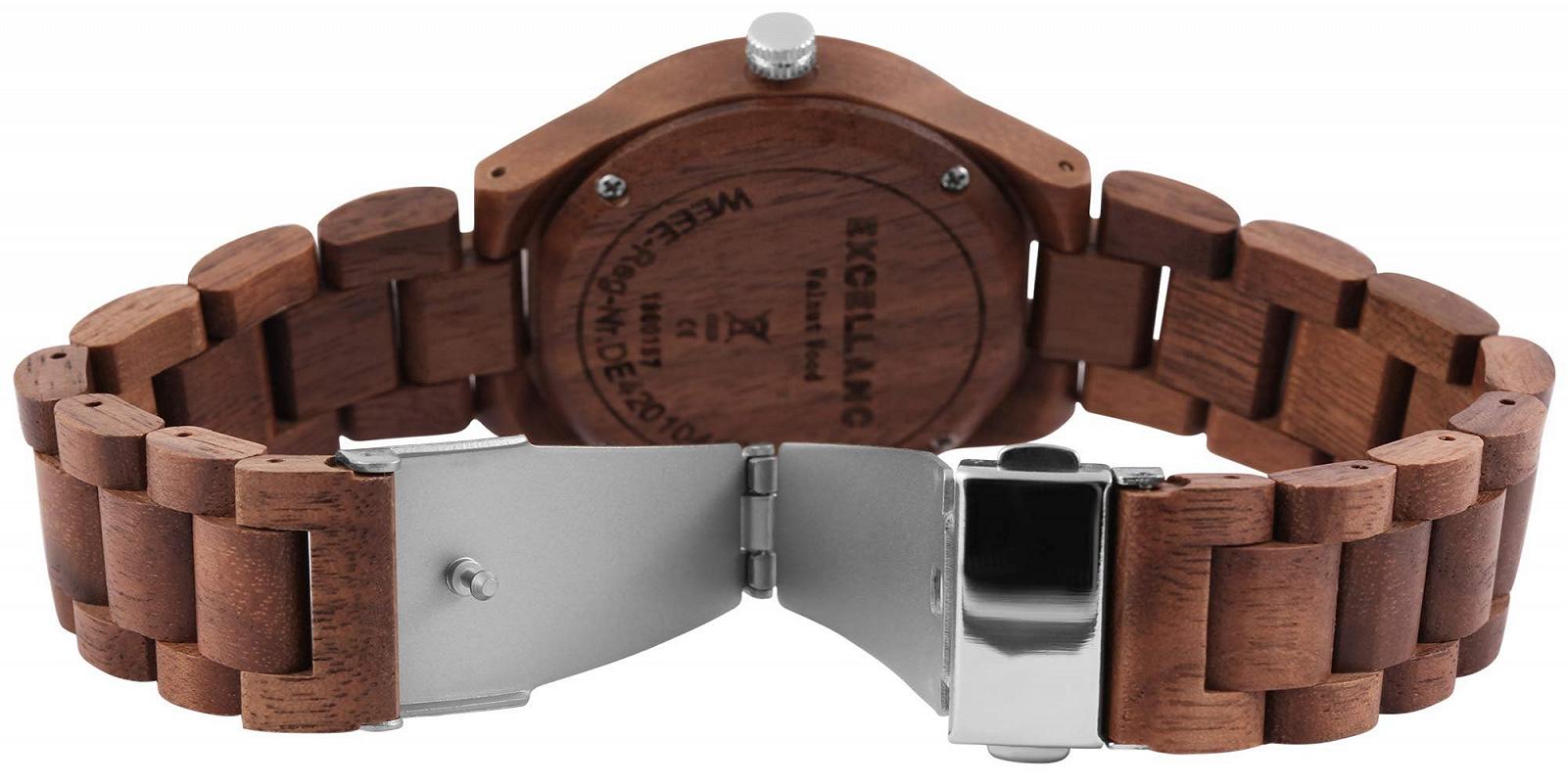 Часы женские Excellanc Деревянный браслет 1800157 Кварцевый Аналоговый, фото №3