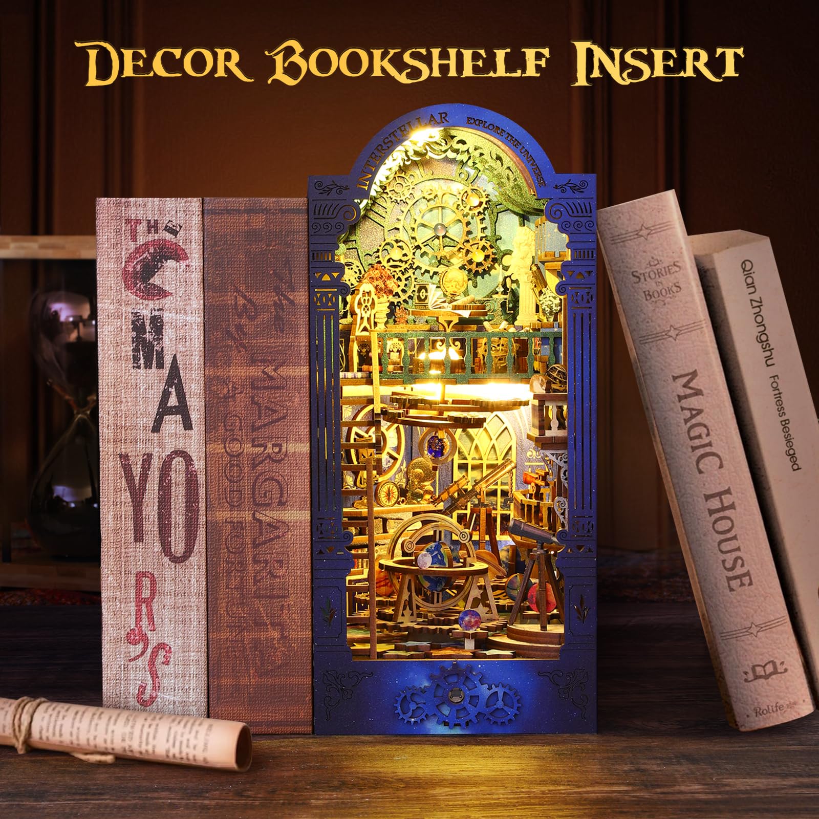 Игрушечный домик Brolteja DIY Book Nook Kit DIY Interstellar Exploration, фото №4