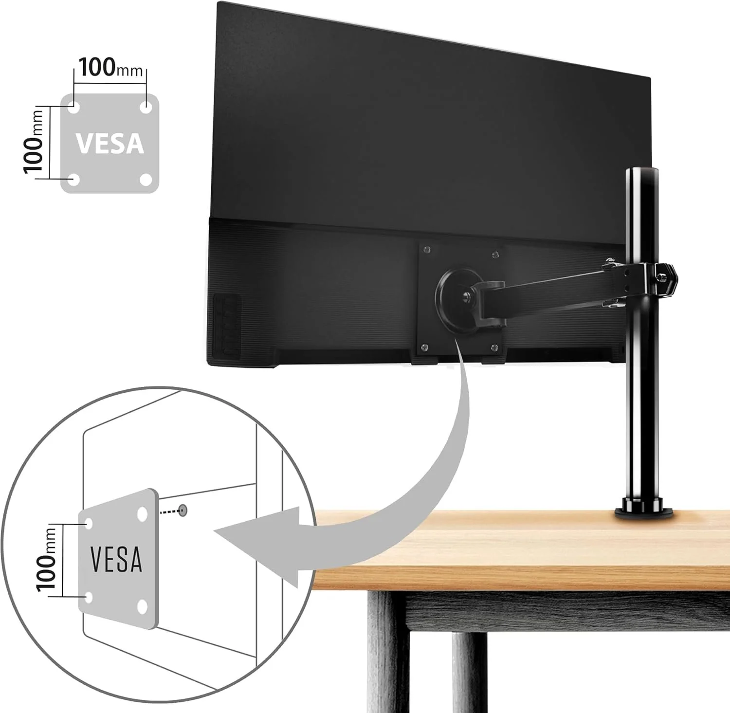 Монітор 22" Atlantis A05-HE22VF-VHM Full HD VA 100 Гц, фото №7 Монітор 22" Atlantis A05-HE22VF-VHM Full HD VA 100 Гц, фото №7