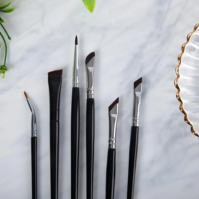 Кисточки для подводки 6 шт. Профессиональная, фото №2