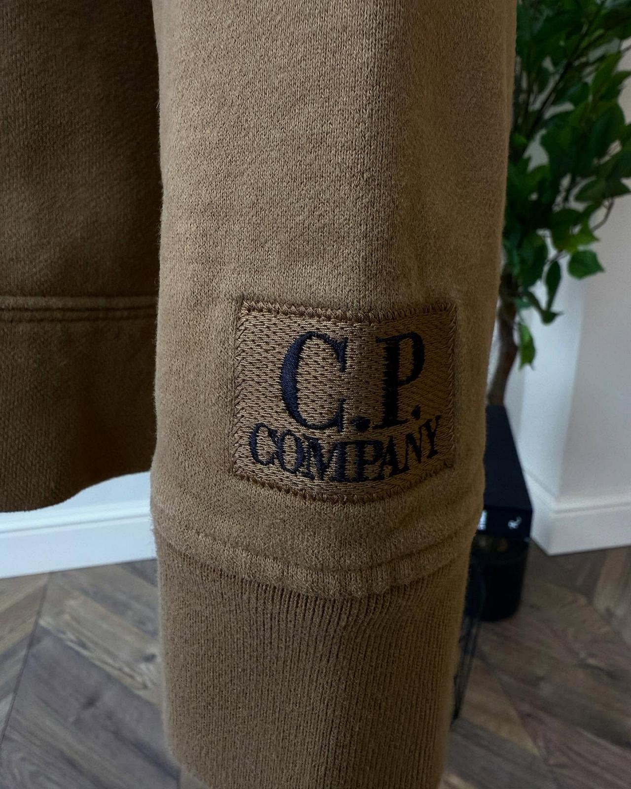 Худи C.P. COMPANY COTTON FLEECE FULL ZIP GOOGLE HOODIE S, фото №2