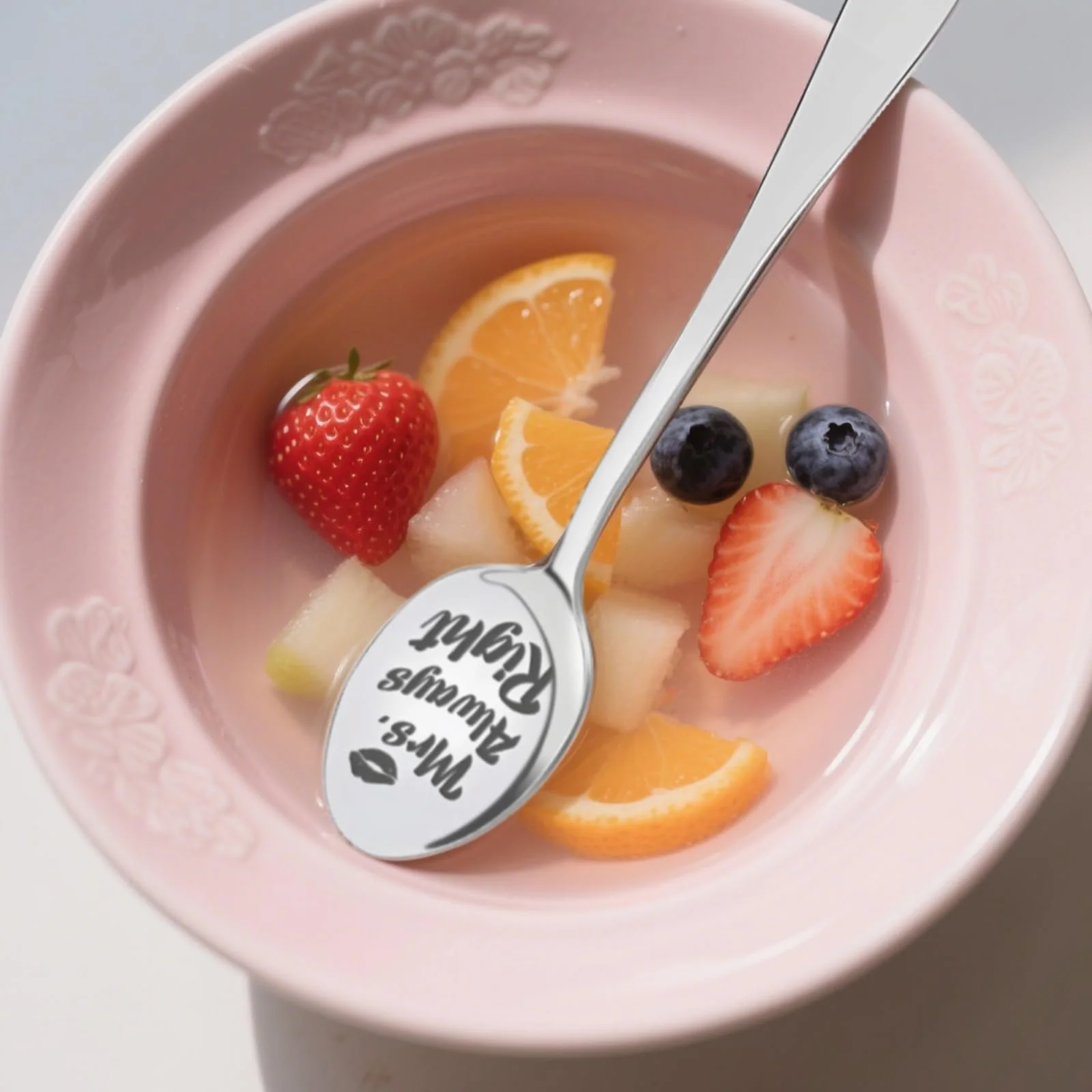 Ложка Кавова з гравіюванням Mr Right & Mrs. Always Right, набір 2 шт., фото №3