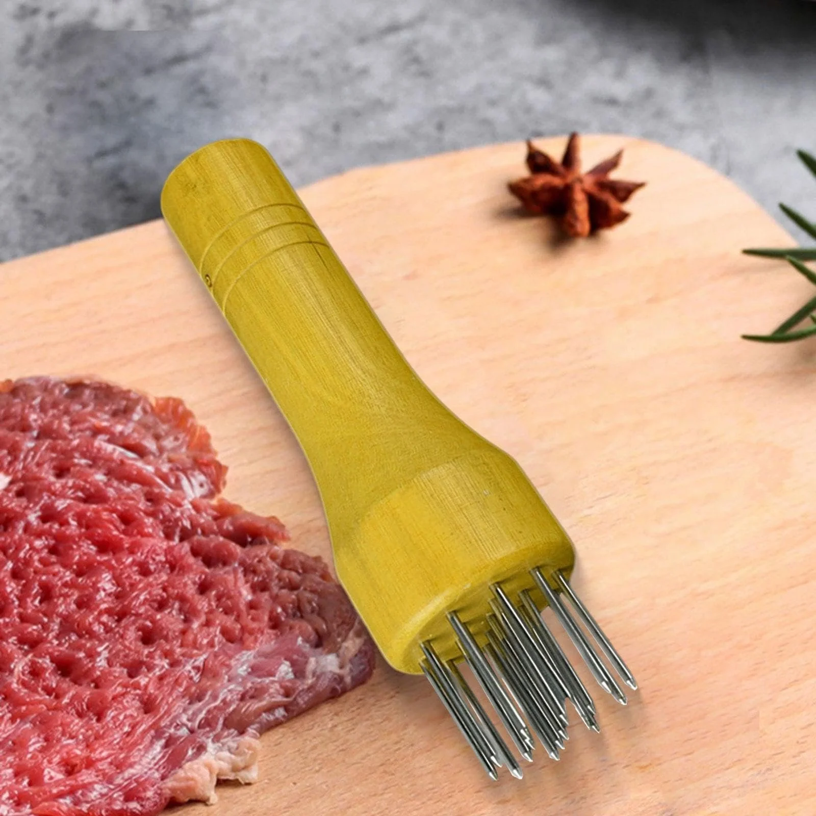 Тендерайзер для мяса компактный нержавеющая сталь, фото №6