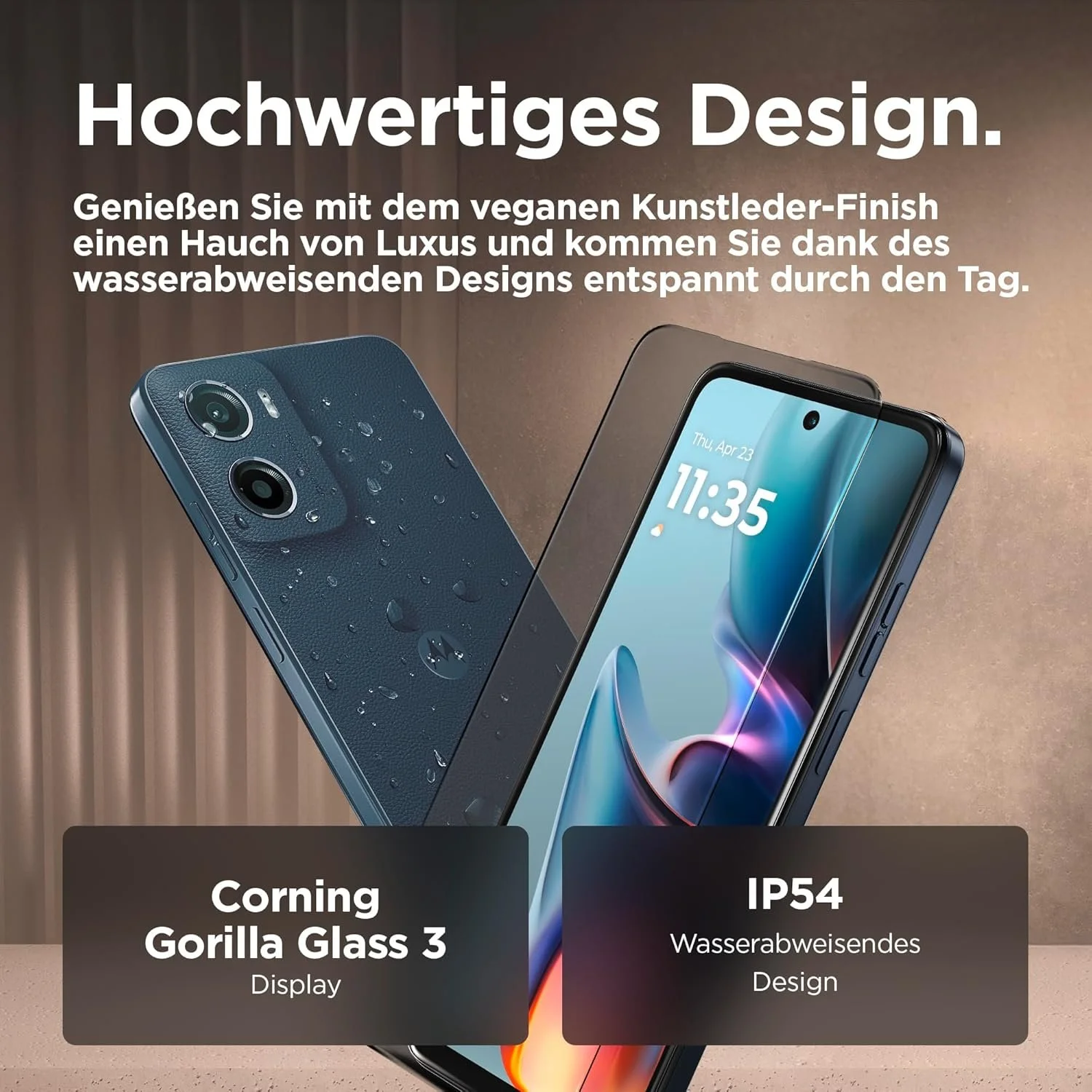 Смартфон 6.67'' Motorola Moto g05 4/128Gb 4G 2-SIM NFC 50/8Мп 8 ядер Android 14 Синий, фото №4 Смартфон 6.67'' Motorola Moto g05 4/128Gb 4G 2-SIM NFC 50/8Мп 8 ядер Android 14 Синий, фото №4