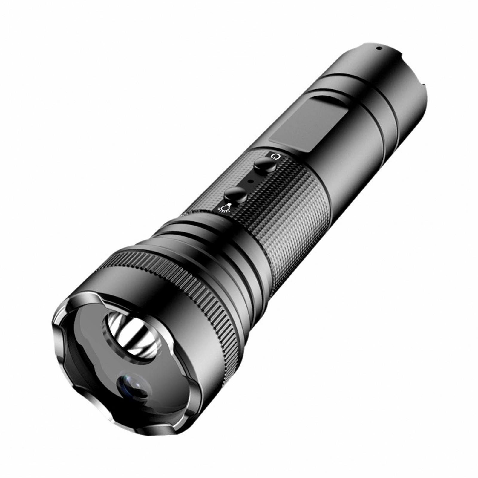 Екшн-камера з Ліхтарем LED 1080P HD Action Camera з компасом чорний, фото №1