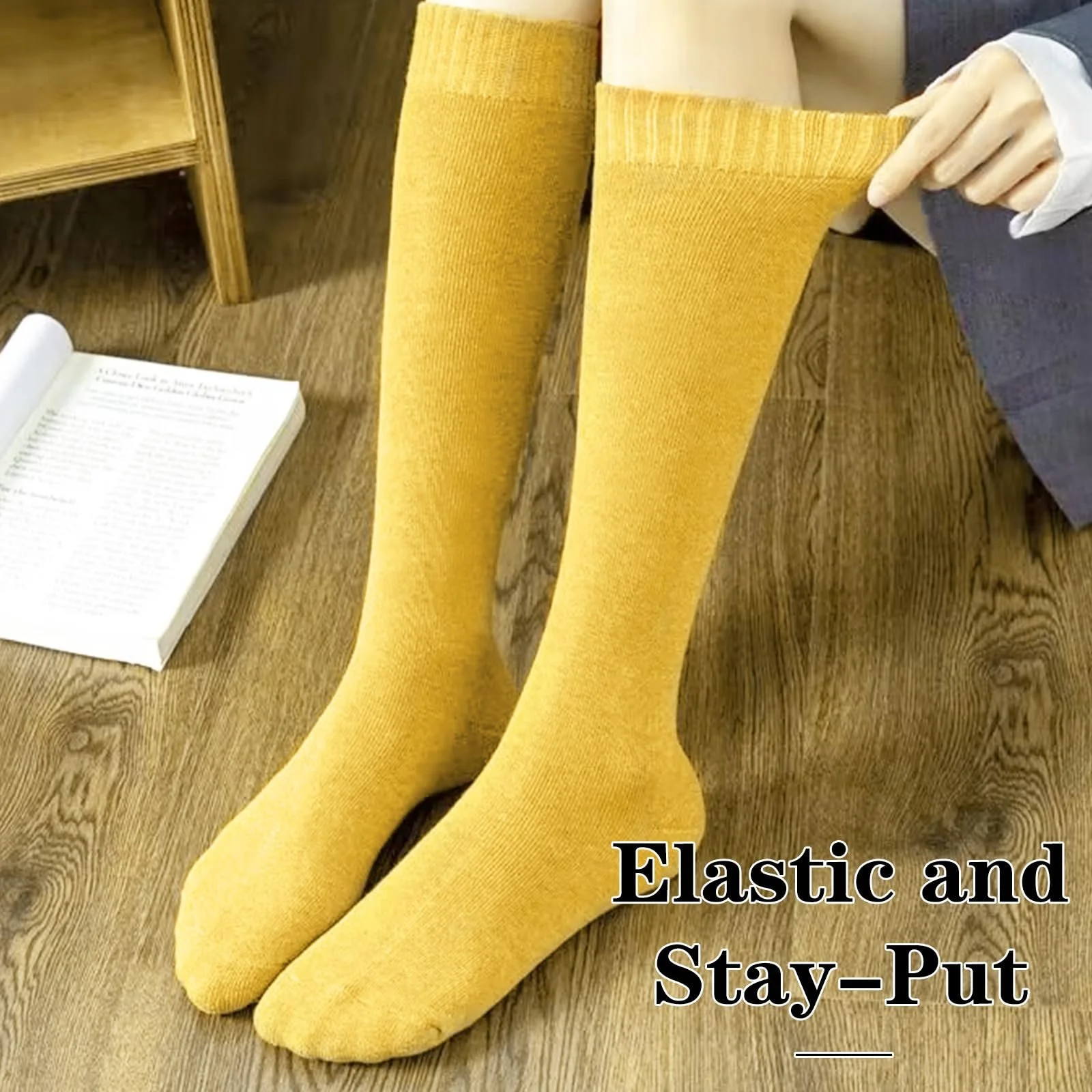 Шкарпетки Fadcaer, 3 пари, жіночі, до коліна, м'які, фото №6