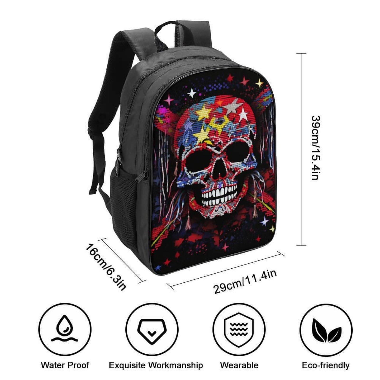 Ранець FPAKAKIIE Skeleton 3D, комплект для дітей, великі сумки для затоки, шкільні ранці для дітей, подарунки до школи, 40x28x16 см, фото №2