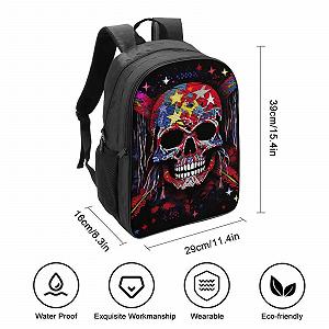 Ранец FPAKAKIIE Skeleton 3D, комплект для детей, большие сумки для залива, школьные ранцы для детей, подарки к школе, 40x28x16 см synthetic.ua - Фото 1