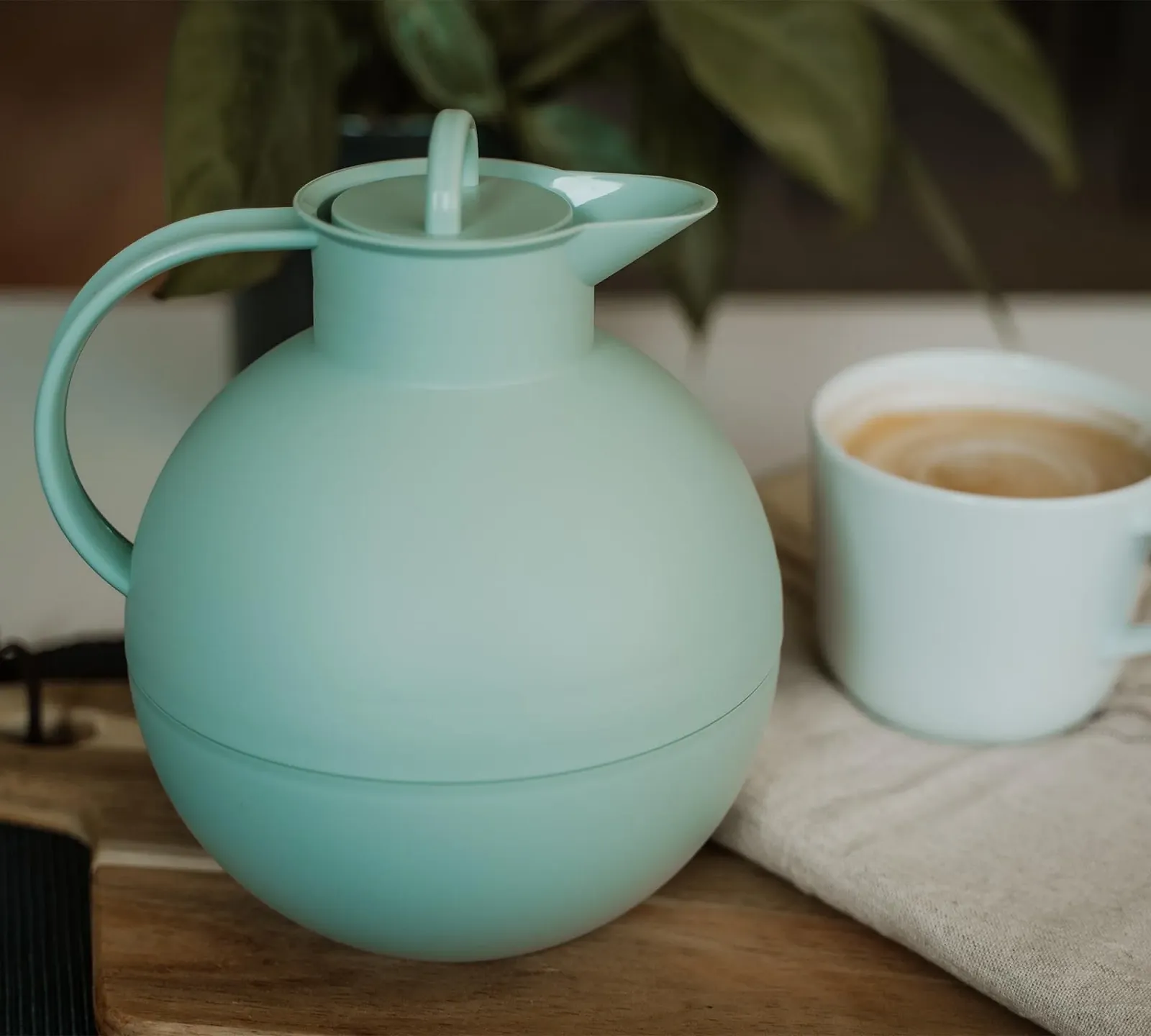 Термос-кавник Alfi Ball 0.94 л, м'ятно-зелений, термос з вакуумною вставкою з загартованого скла alfiDur, 12 годин гарячий, фото №7