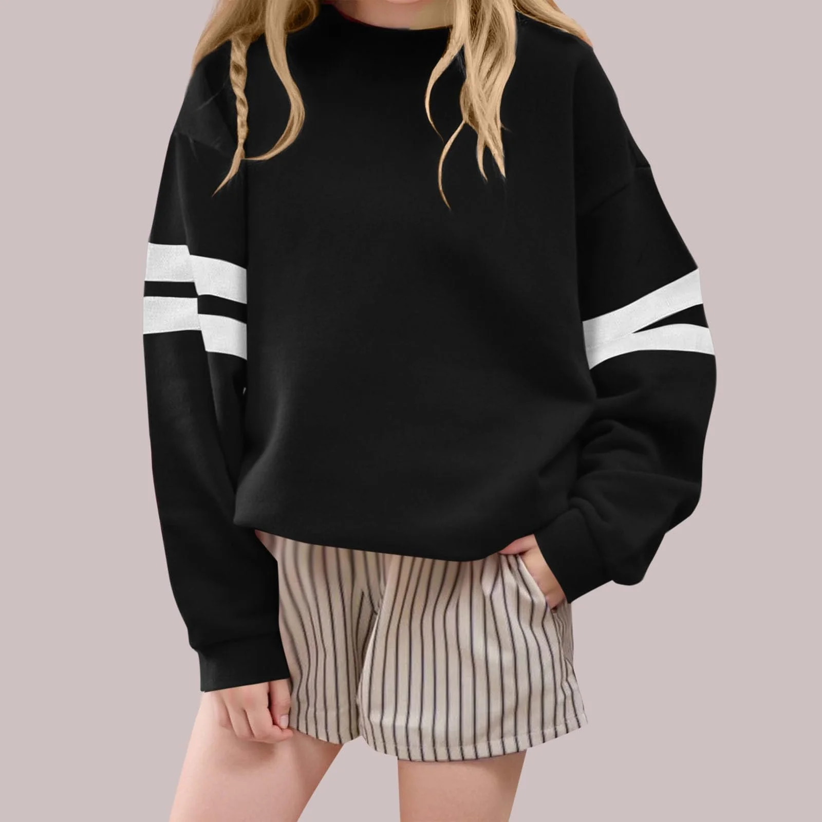 Світшот з довгими рукавами для дівчат, фото №3