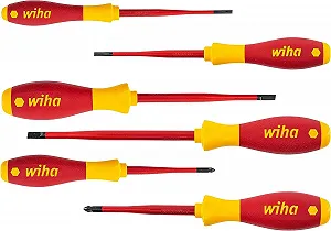 Набір діелектричних викруток Wiha SoftFinish slimFix VDE 6 предметів - Фото 1