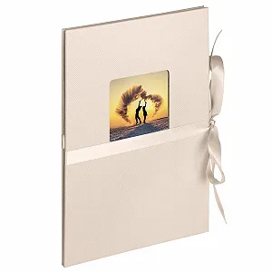 Фотоальбом Walther Design Leporello Chamois 12 фотографий 10 x 15 см Белый - Фото 1