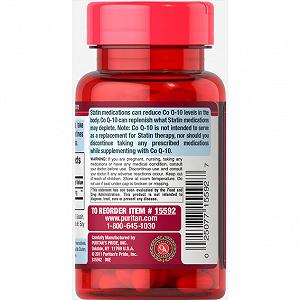 Коэнзим Puritan's Pride Q-Sorb Co Q-10 200 mg 30 Softgels synthetic.ua - Фото 1