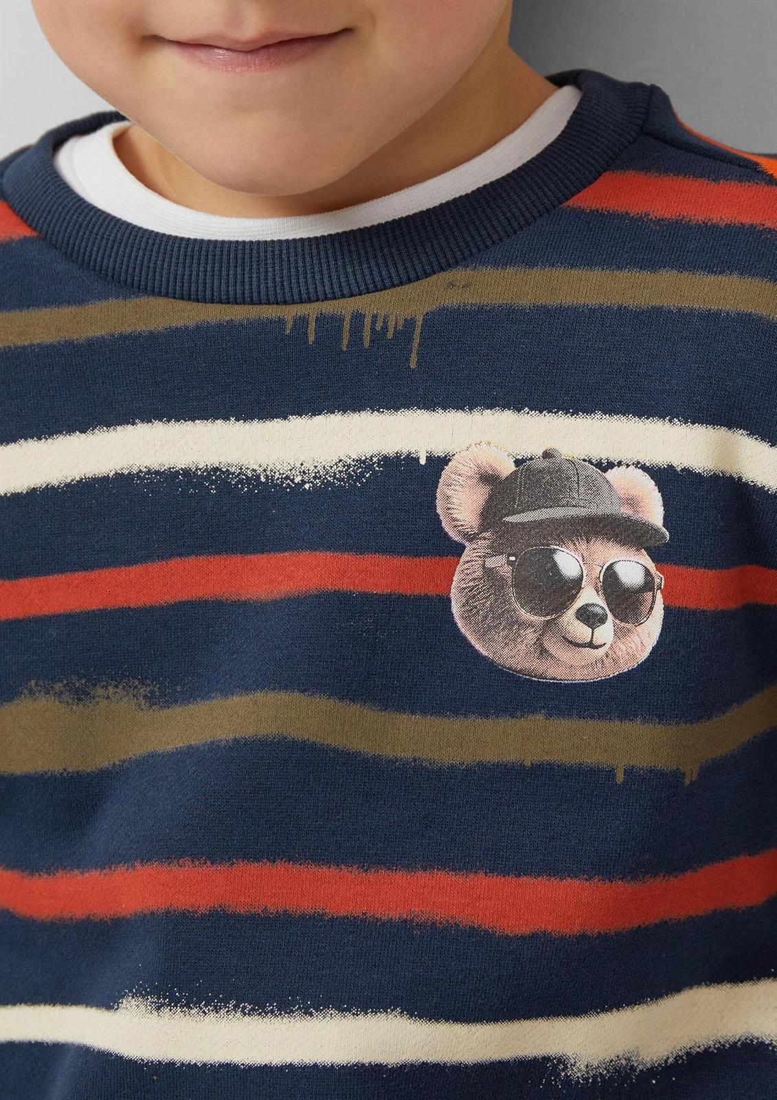 Толстовка s.Oliver з принтом по всій поверхні та маленьким фотопринтом, фото №3