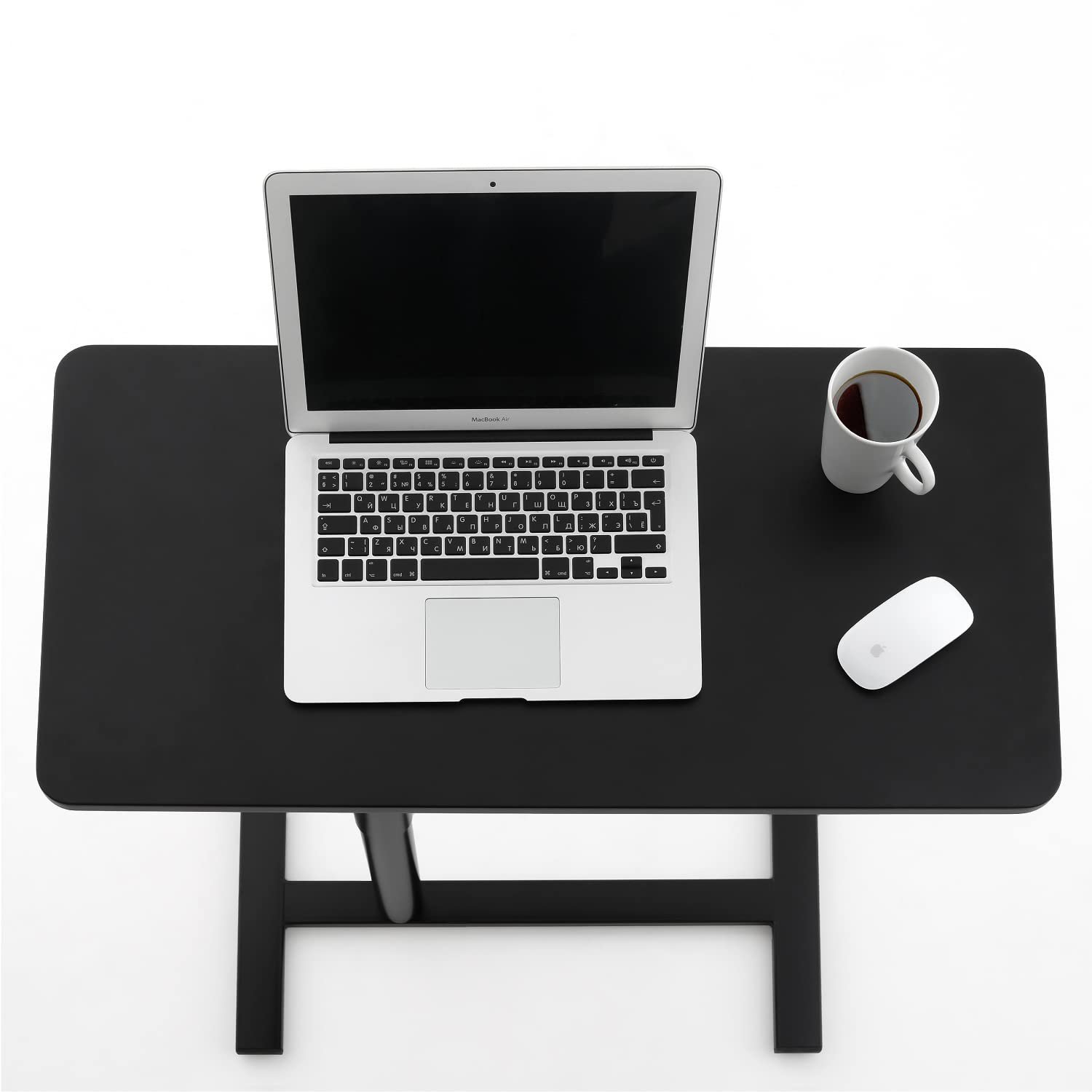 Столик для ноутбука Tatkraft Bliss Airlift Пневматичний на коліщатках, регульований по висоті 74-115 см, фото №7