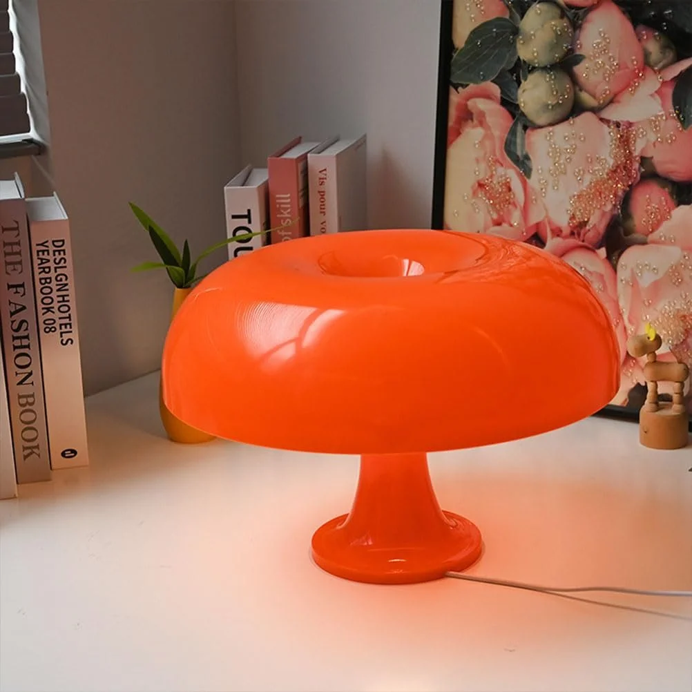 Настільна лампа Mushroom LED Помаранчева 32 x 23 см., фото №3