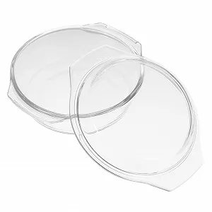 Стеклянная форма для запекания TOYANDONA с термостойкой крышкой и ручками Прозрачная - Фото 1