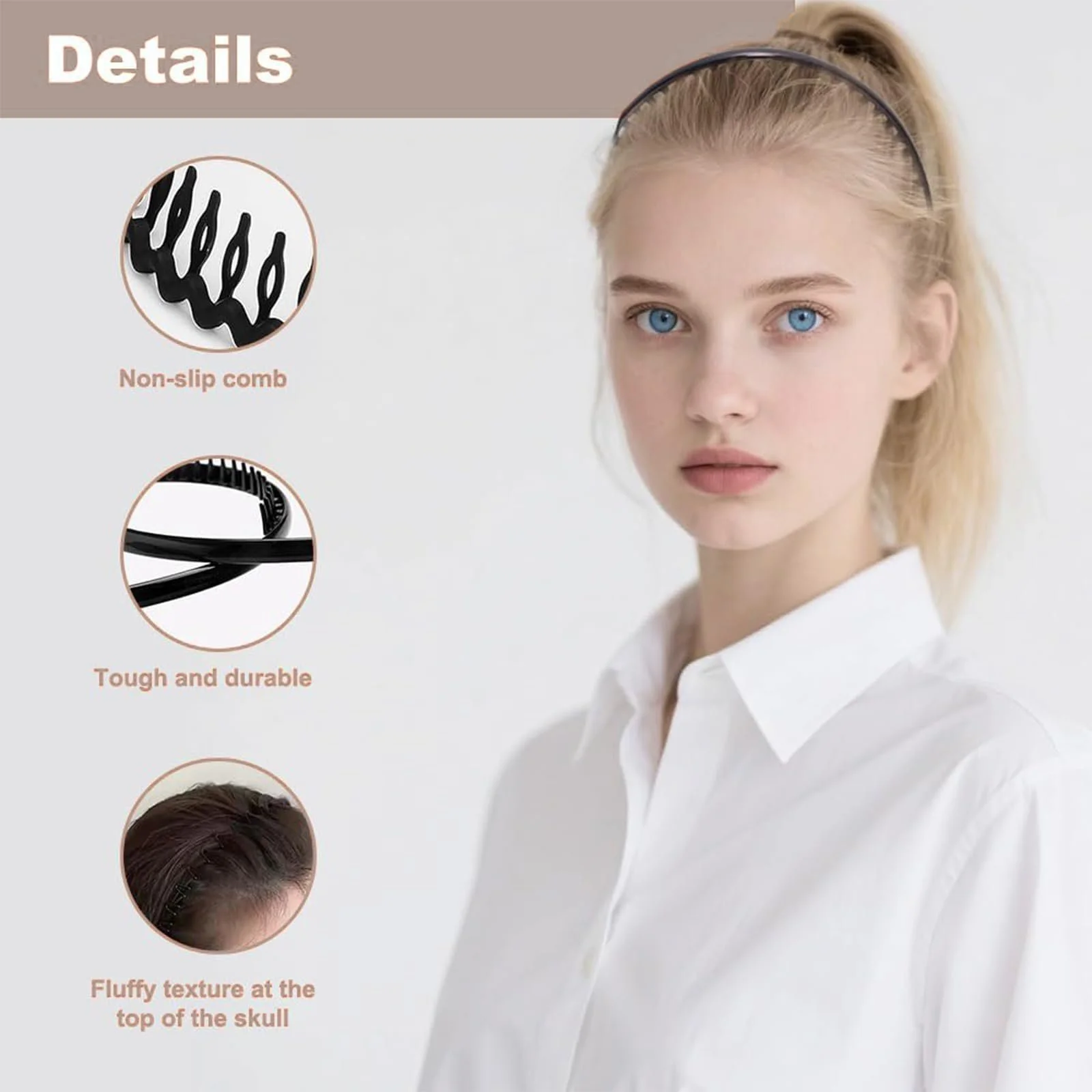 Обруч для волосся Жіночий, фото №4 Обруч для волосся Жіночий, фото №4