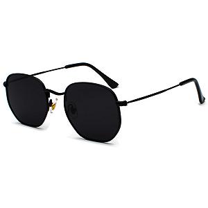 Сонцезахисні окуляри Polygon Retro RUNHUIS для чоловіків і жінок, модні квадратні, надлегка металева оправа - Фото 1