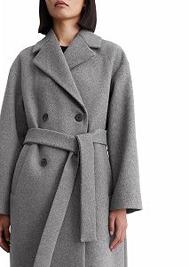 Пальто Marc O'Polo Denim с лацканами на подкладке synthetic.ua - Фото 1