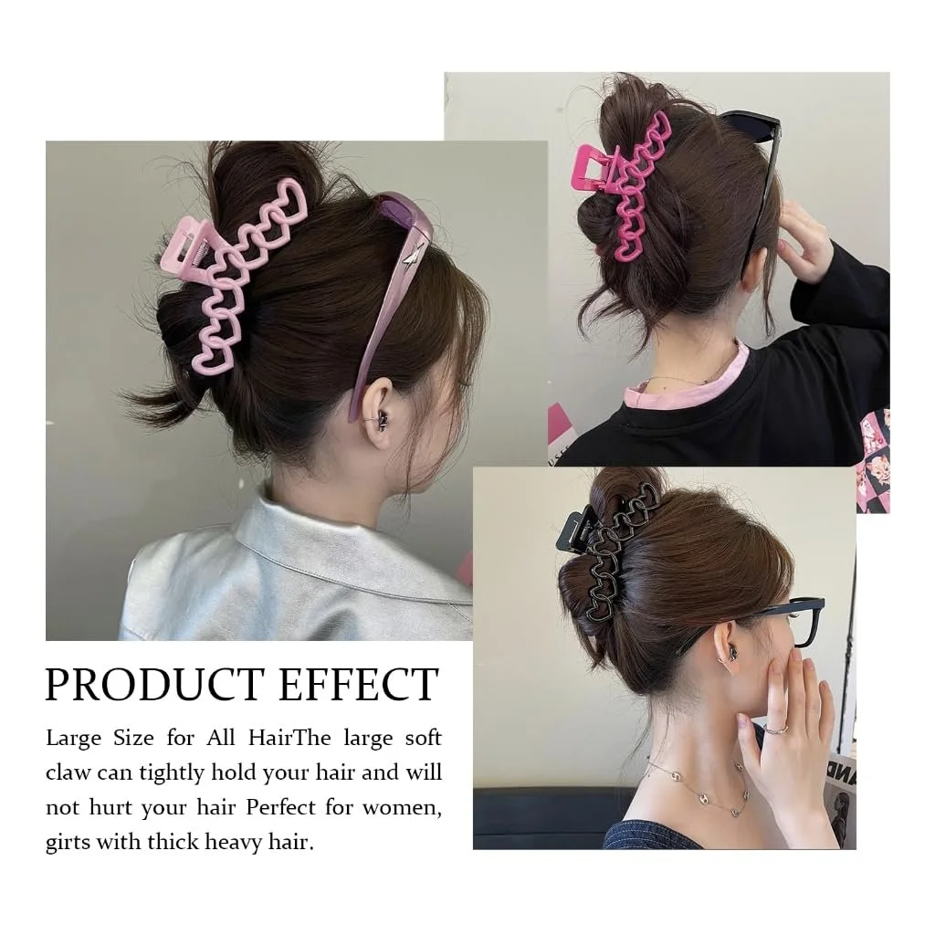 Заколка для волос Yjcnelcr Сердцевидная для женщин, фото №2 Заколка для волос Yjcnelcr Сердцевидная для женщин, фото №2