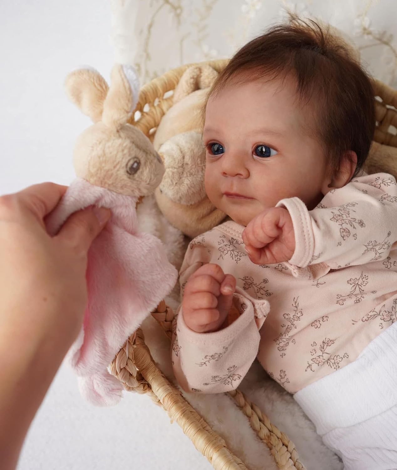 Лялька Zero pam Reborn Baby Girl 48 см 19 Inch Reborn Dolls Силікон Волосся, фото №7