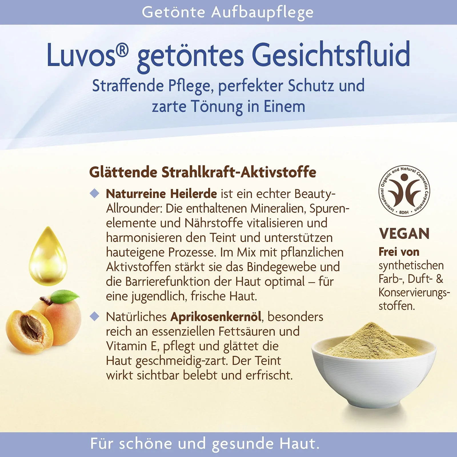 Флюїд для обличчя Luvos Natural Cosmetics Tinted Bronze тонуючий 50 мл, фото №5 Флюїд для обличчя Luvos Natural Cosmetics Tinted Bronze тонуючий 50 мл, фото №5