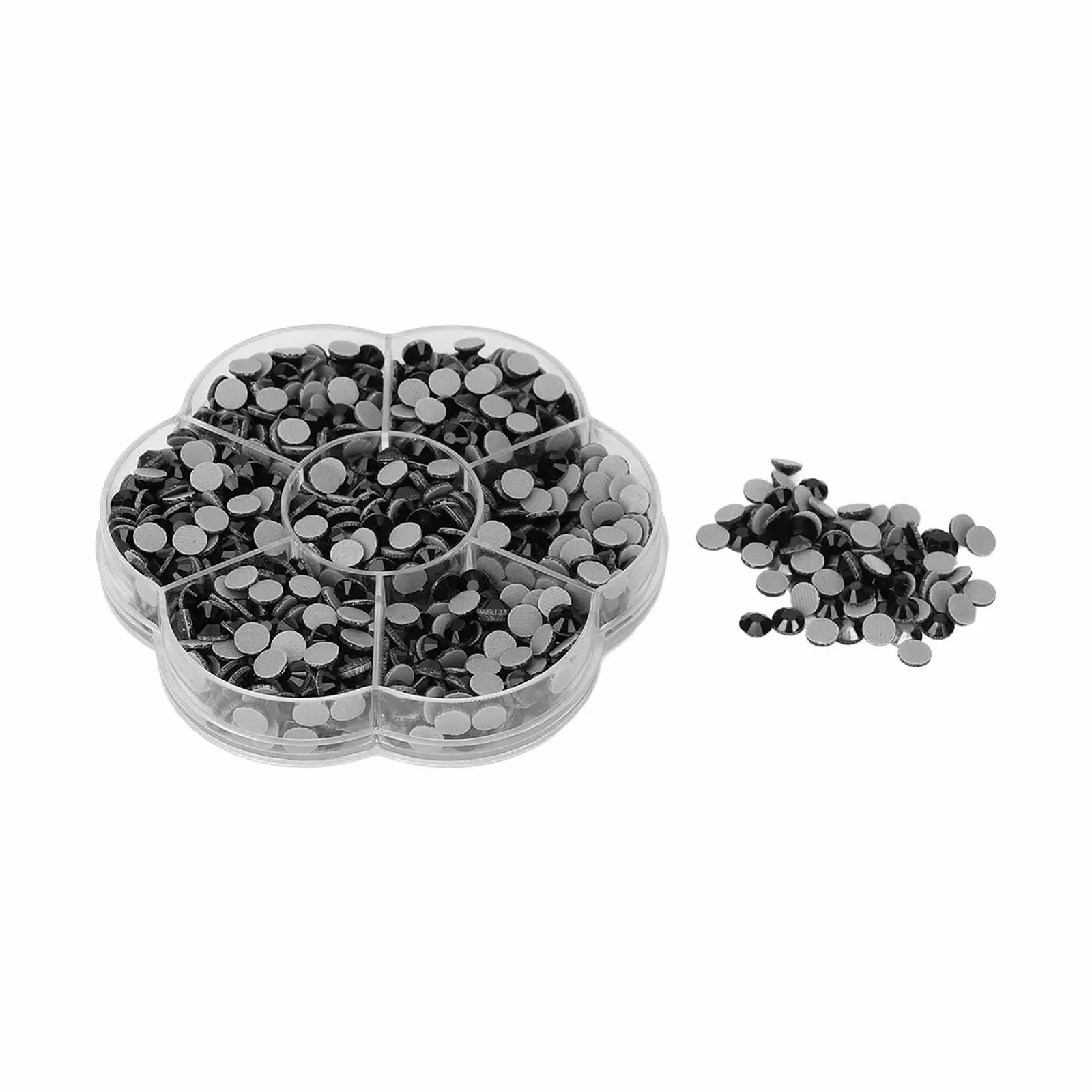 Стрази Скляні JM201 Мінеральна Зола Прозорий, фото №6