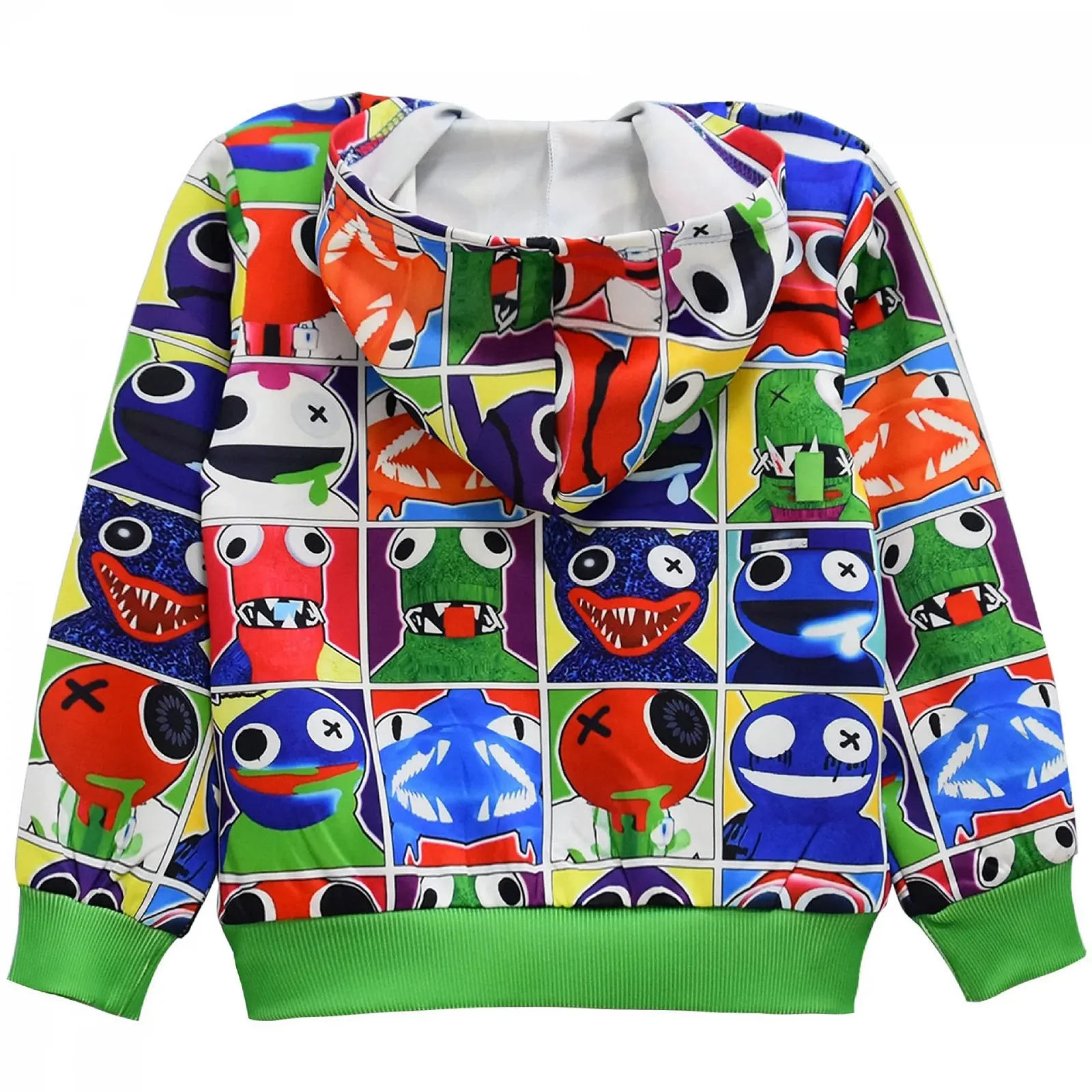 Толстовка Rainbow Friends для хлопчиків, дитяча на блискавці, фото №3