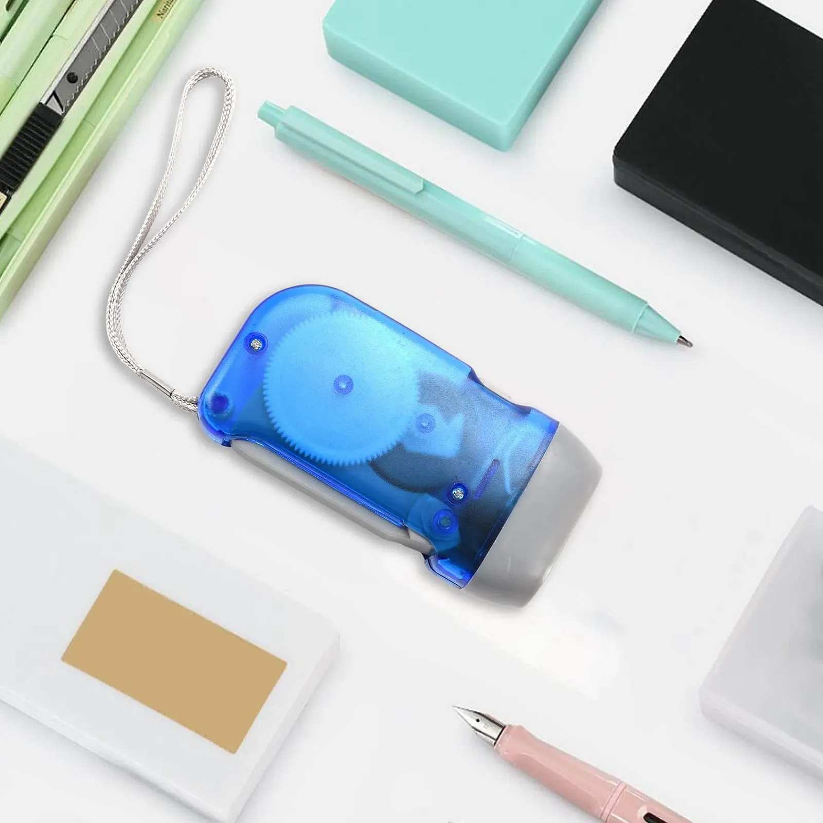 Ручний LED Ліхтар-динамо Міні LED Аварійний Динамо Самозарядний Ручний Ліхтар, фото №7