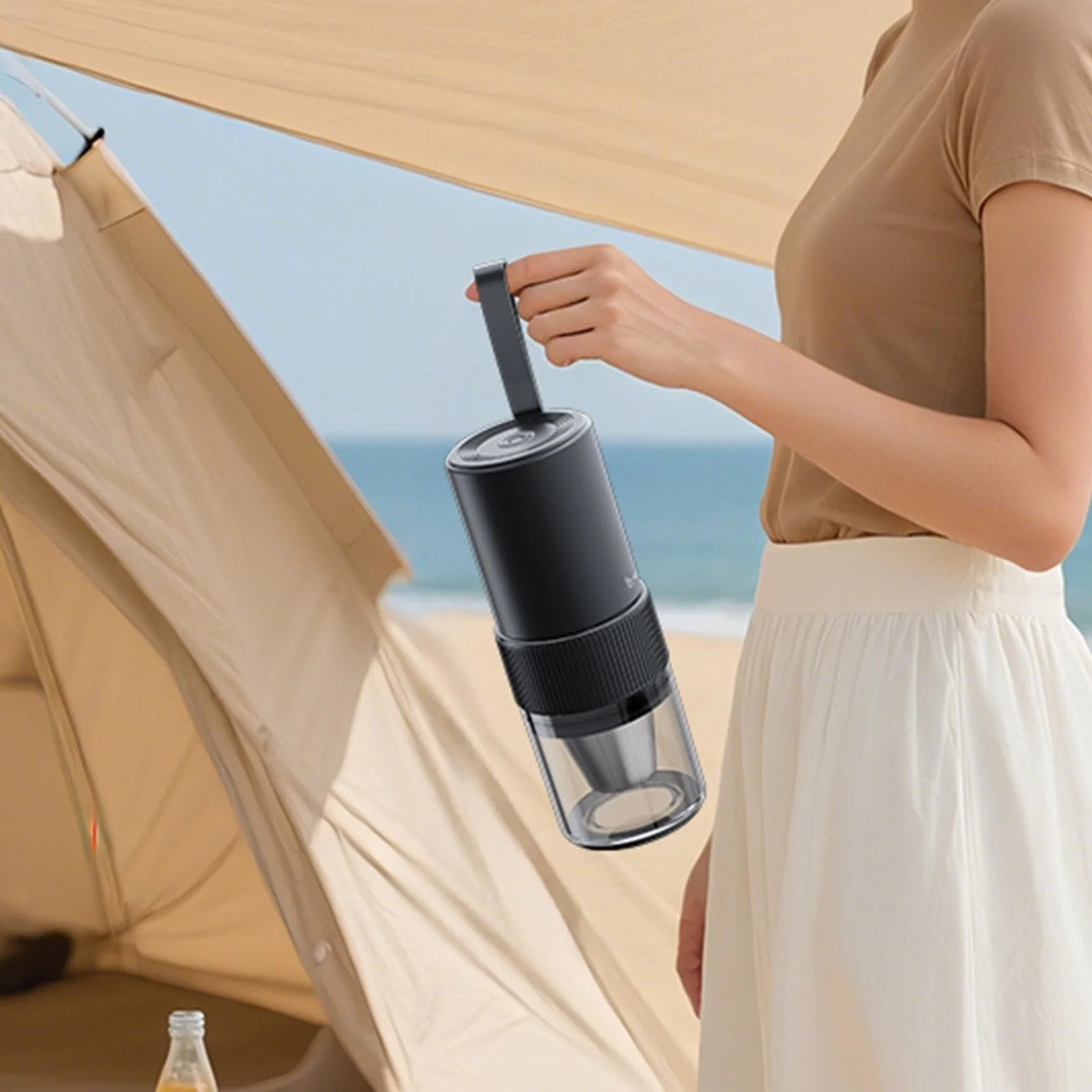 Электрическая мельница Colcolo Многоцелевая USB Автоматическая Регулируемая для кемпинга Кухни Открытый подарок, фото №2