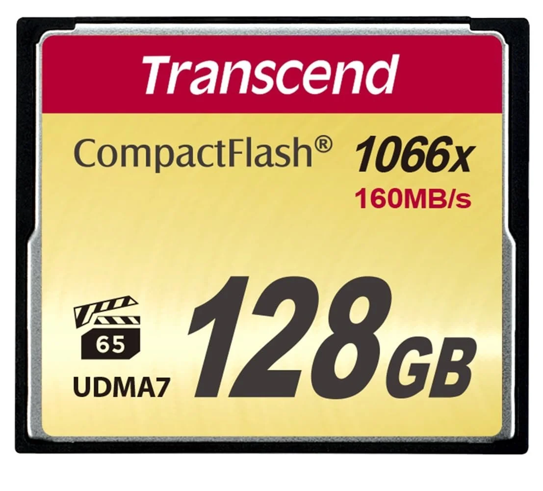 Compact Flash Card Transcend Information 128GB TS128GCF1000 160/120 MB/s, фото №1 Compact Flash Card Transcend Information 128GB TS128GCF1000 160/120 MB/s, фото №1