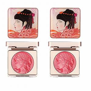 Палетка румян Embossed Smooth Powder для щёк Natural Nude Long Lasting (01+01) - Фото 1