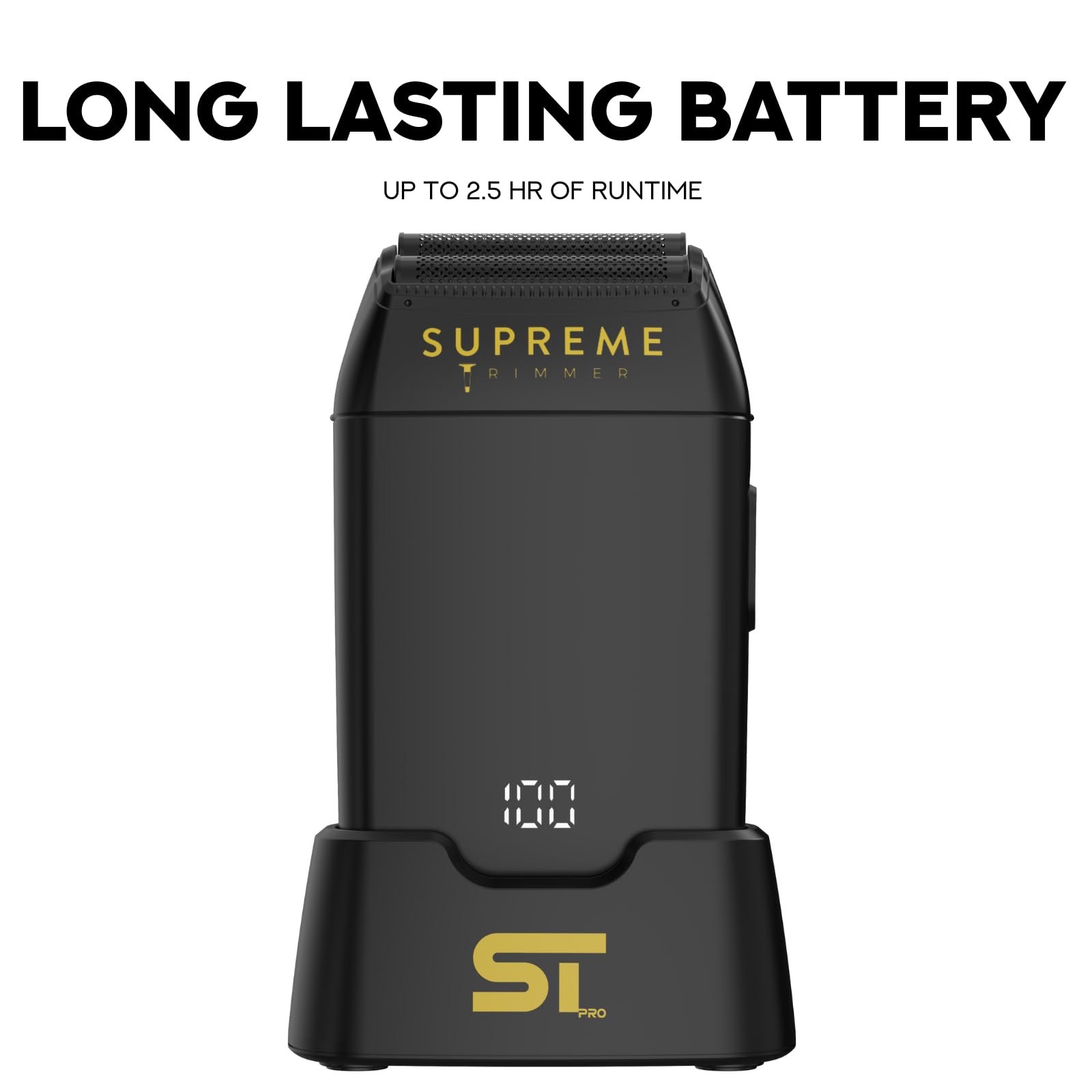 Электробритва Supreme Trimmer STF602 Wet/Dry Black - Crunch, фото №6 Электробритва Supreme Trimmer STF602 Wet/Dry Black - Crunch, фото №6
