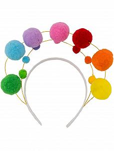 Обруч Deiters С помпонами Разноцветный - Фото 1