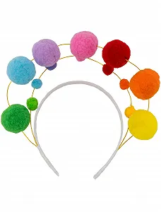 Обруч Deiters С помпонами Разноцветный - Фото 1